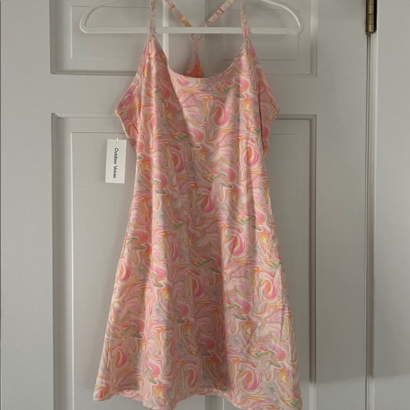 Outdoor voices the exercise dress M pink marble - Picture 2 of 4